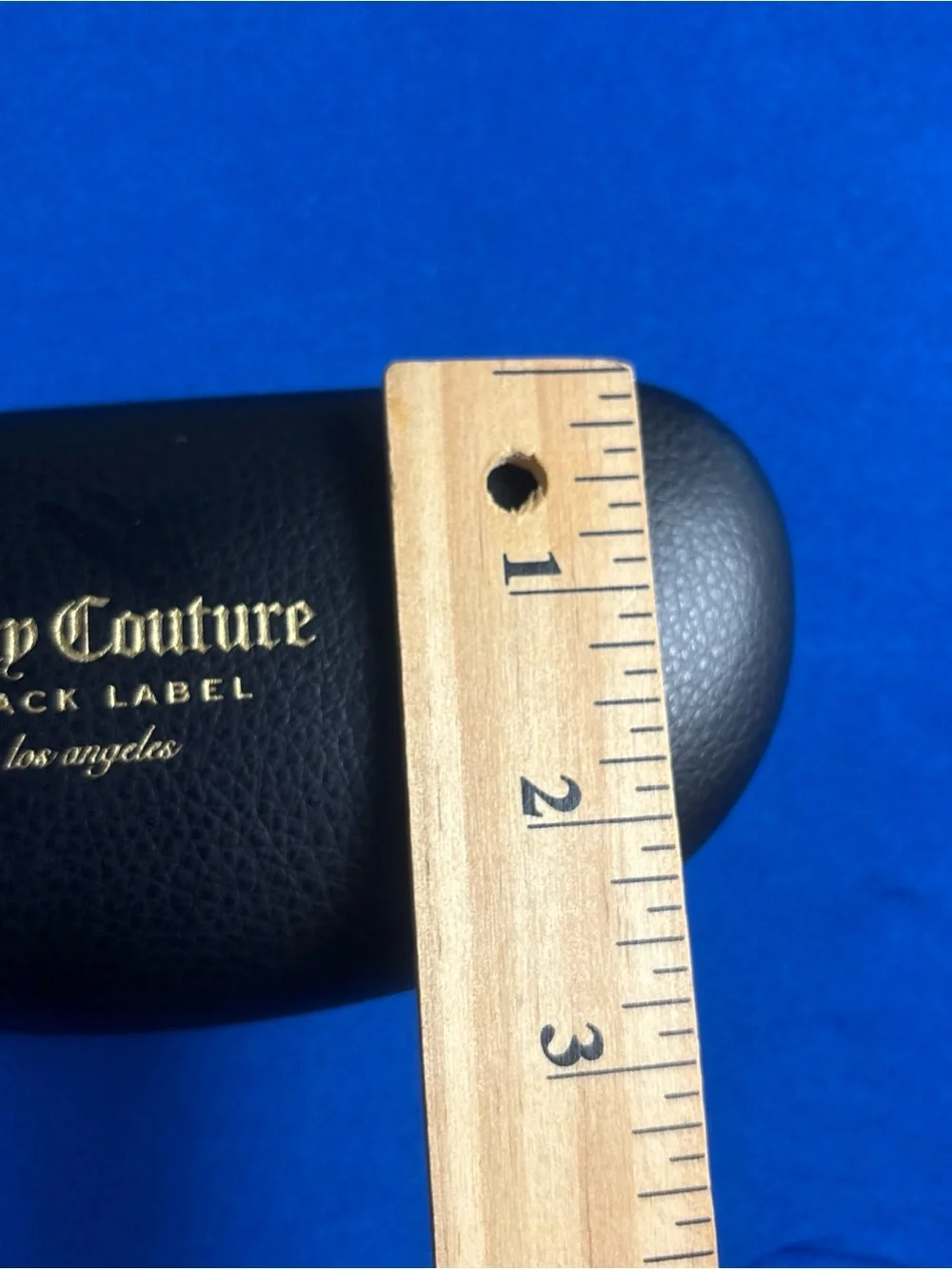 Juicy Couture Black Label Sunglass & Eyeglass Case Black Hard Clamshell Lined